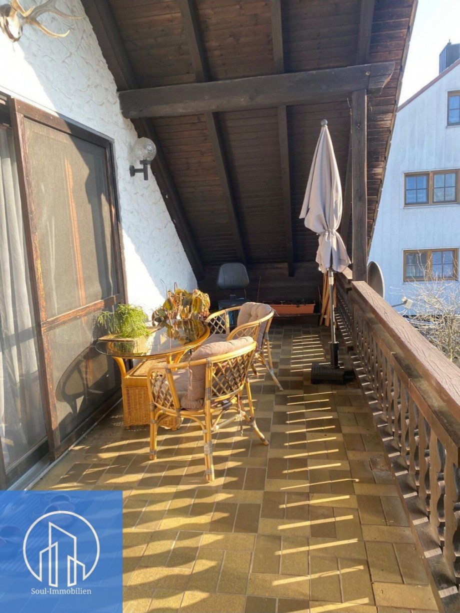 Balkon Dachgeschosswohnung Zirndorf-Weinzierlein