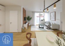 City Apartments_Innenvisualisierung Wohn- und Essbereich City Apartments N�rnberg