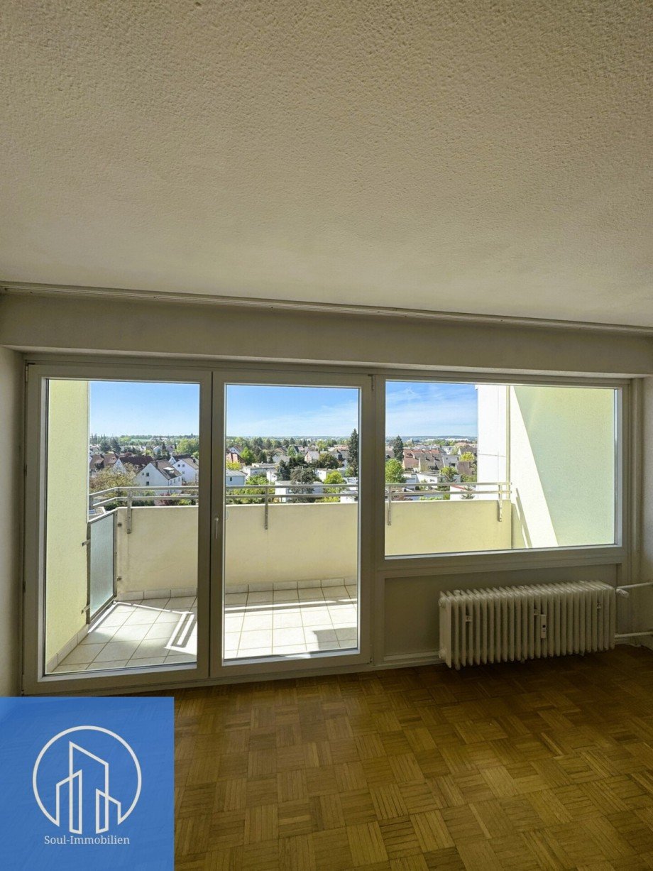 Wohnzimmer Balkont�r Etagenwohnung N�rnberg